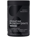 Sports Research Creatinine Monohydrat - Gain Lean Muscle, Forbedre ydeevne og styrke og støtte Workout Inddrivelse * - 5 g Mikroniseret Creatin - 17.46 oz