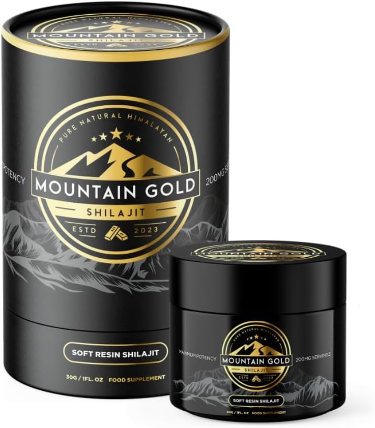 Shilajit Resin Shilajit, Natural Himalayan Shilajit - 100% Pure Shilajit, Rich in Humic & Fulvic Acid, Immunes System Booster, Shilajit Pure, Vegan (1)