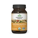 ORGANISK INDIA Ashwagandha Kapsler - Organic Ashwagandha Supplement - Vegan Ashwagandha Root, Gluten- Free, Kosher, Non- GMO, Understøtter Stress Relief, energi og søvn - 90 Kapsler