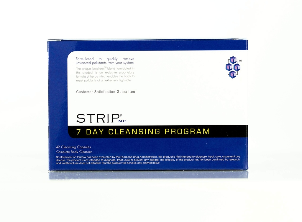 Wellgenix Strip NC 7 Dag Detox - Blend of Cleansing Urts to Aktiver Kroppen til at Expel Toksiner - (42 hurtige Caps) (1 pakke)