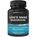 Lions Mane Mushroom Capsules - 1800mg Lion's Mane Mushroom Supplement Grown in USA - Nootropic Brain Supplement and Immune Support - 90 Veggie Caps