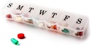Deke Home - Ugentlig Pill Organizer, 7 dages Pill Box med store kompartmenter & Snap- Luck Lids, Easy Open, BPA Free Plastic Medicine Organizer til piller, Vitaminer & Kosttilskud, Travel Friendly