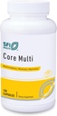 Klaire Labs SFI Health Core Multi - Multimineral & Multivitamin supplement med ingen jern - Vitamin & Chelated mineraler med naturlige blandet carotenoider, C-vitamin & E - for mænd og kvinder (120 kapsler)