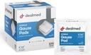 Dealmed 4 "x 4" Steril Gauze Pads (100 Greve) Disponible og individuelt indpakket Medical Gauze Pads, Sårpleje Produkt til førstehjælp Kit og medicinske faciliteter (pakke af 1)