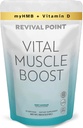 Vital Muskel Boost - Premium myHMB og D3- vitamin supplement til Adults- Patenteret HMB pulver 3000mg- for sunde muskler, Energi & Vibrant Aktiv Life- understøtter Protein Syntese & Styrke