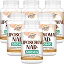 Liposomal NAD + 500 MG tillæg, True NAD Plus tillæg, Superior Absorption, Boost NAD + mere effektiv end Nicotinamid Riboside for cellulær energi, sund aldring, 360 Servering