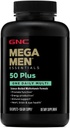 GNC Mega Mænd 50 Plus One Daily Multi - 150 kapsler (150 Servere)