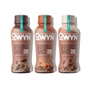 OWYN Kun hvad du har brug for Double hot Dairy Free Keto Protein Coffee Shake, Variety Pack, 0g sukker, 20g plantebaseret protein, 180mg Koffein, Gluten & Soy Free, Non- GMO, Vegan (36 Pack, 12 Fl Oz flasker)