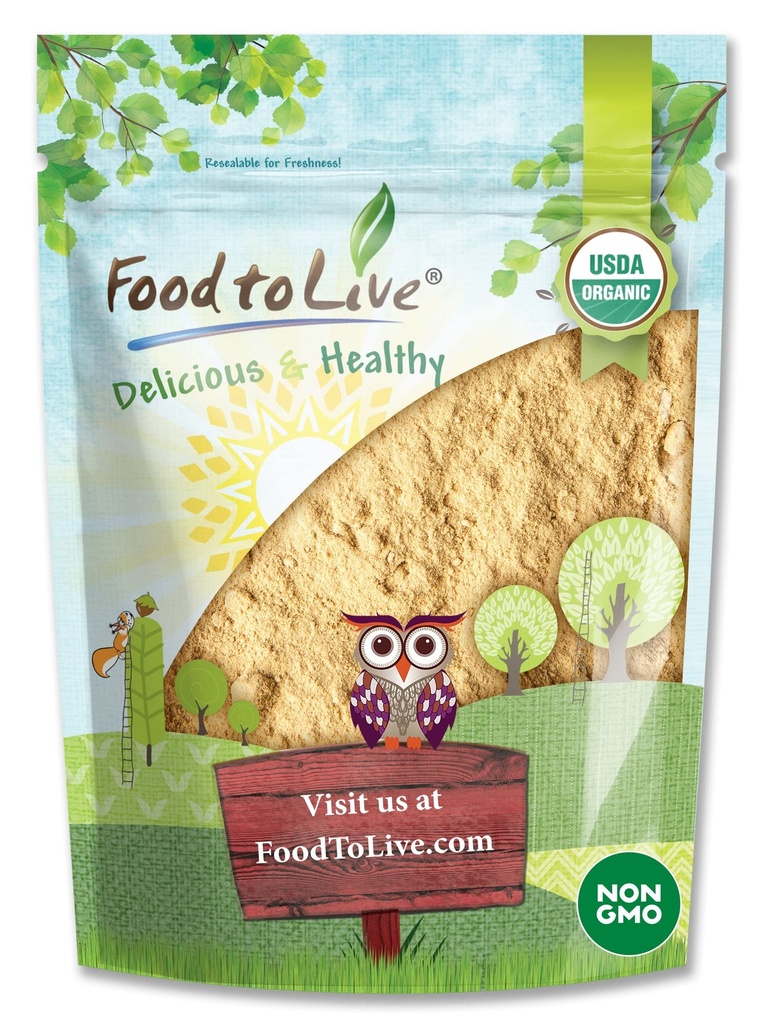 Fødevarer til levende økologisk Maca Powder, 4 Ounces Gelatinized, Non- GMO, Kosher, Vegan, Bulk