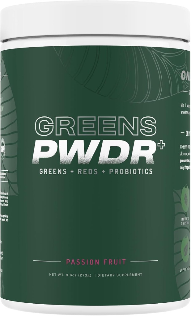 PWDRS Grønne, Reds & Probiotika til fordampning, energi & Immunitet Beeg 124; Fight Inflammation & Forbedre Gut Health Note 124; Superfoods & Antioxidants