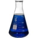 500ml Smalle mund Erlenmeyer Flask, 3.3 Borosilicate Glass, Karter Scientific 213G29 (Single)