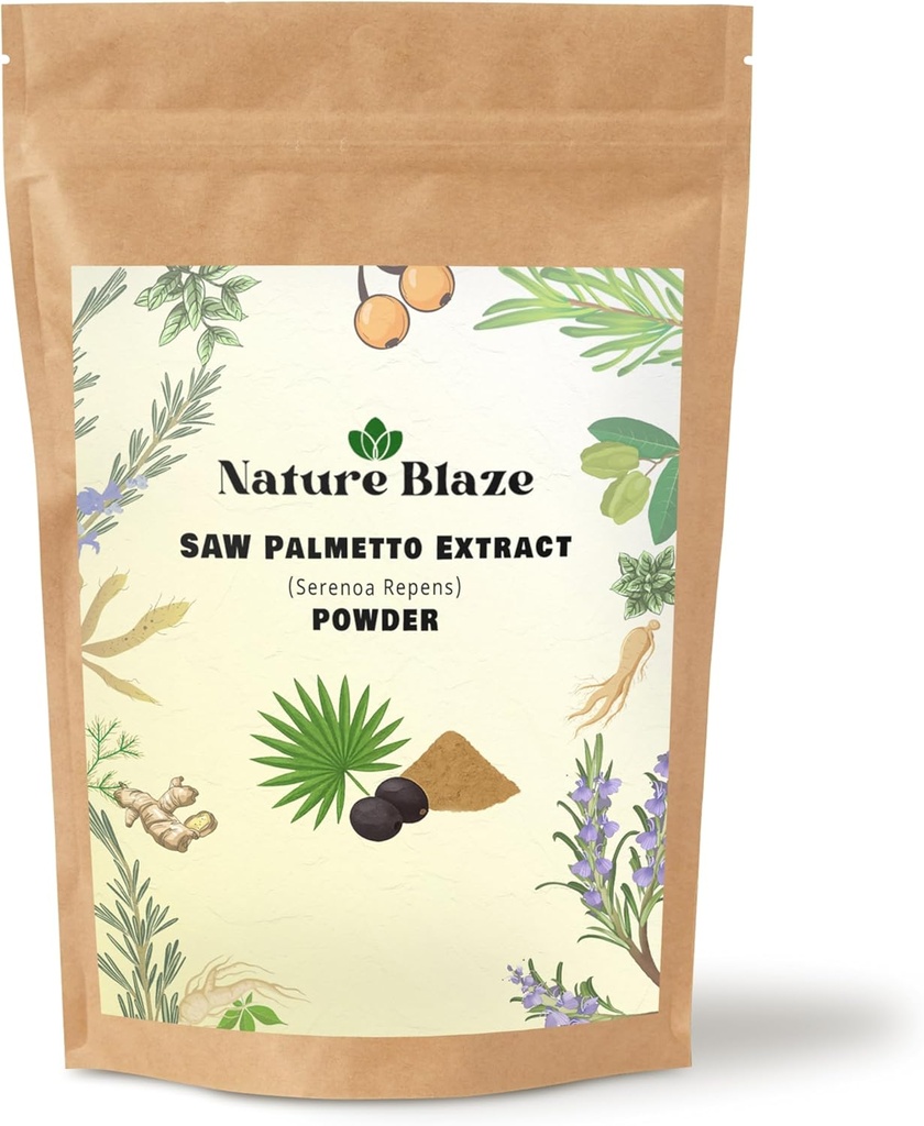Saw Palmetto Extract til hårvækst God for mænd og kvinder. (Saw Palmetto, 13 Oz / 370 GM)