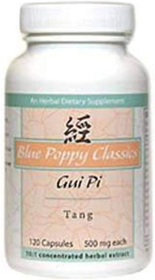 Gui Pi Tang (120 kapsler, 500mg hver) - Blue Poppy