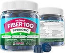 Fiber Gummies for voksne, Sugar Free 10g Prebiotic Fiber tillæg med fordøjelsesenzymer, Probiotika & 100mg betain for fordøjelsessygdomme & Gut Sundhed og Regulere tarmbevægelse, Vegan, Gelatine Free, 60ct