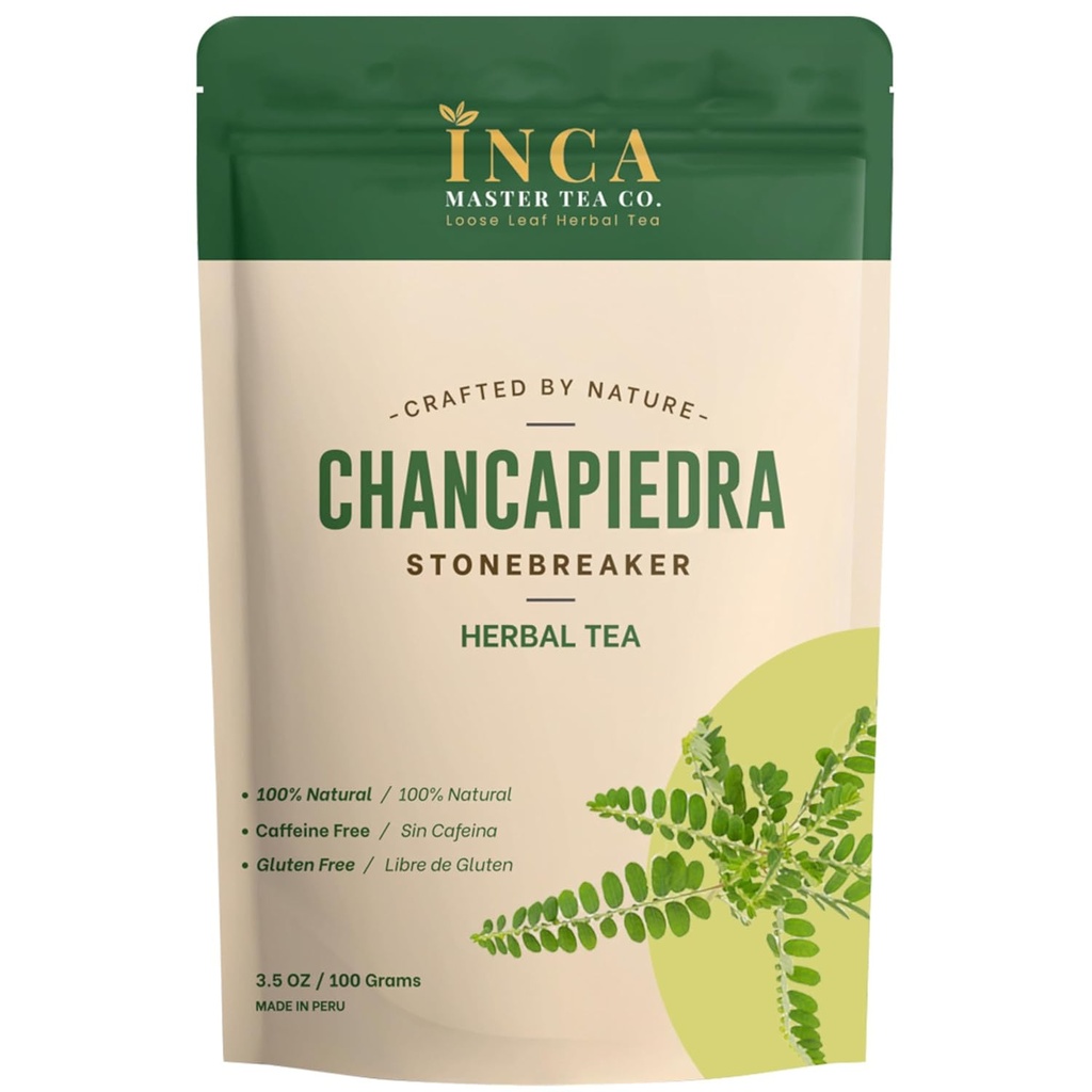 Inca Master Chanca Piedra Stone Breaker - 100% Natural Tea Nytney Stone Dissolver & Gallblære Cleanse, 100 Bedste (3.5 Ounces) for Nytney Stone Support