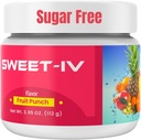 Sweet IV Electrolyte Powder - 3,9 g Servering Opretter drik Mix Magnesium, Kobber - 40 Servering Magnesium Powder til sportsbegivenheder, atleter - Lækker og forfriskende (Fruit Punch)