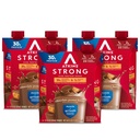 Atkins Strong High Protein Shake, Chocolate Peanut Butter Flavor, 30g Protein, GLP-1 Support, Low Carb and Low Sugar Shake, Keto Friendly, Gluten Free, Muscle and Gut Health Support, 12 Count