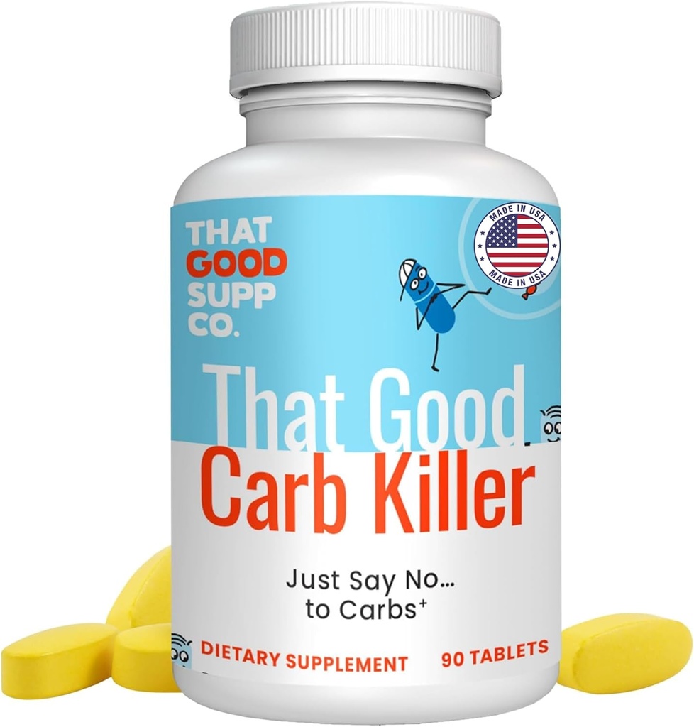 At god supp co, at gode Carb Killer - Carb Blocker piller for vægt vedligeholdelse mål - Appetite Blocker, Kills Sugar & Carb Craving - Safe & Keto Friendly Formel - Made in USA