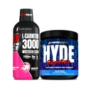 PROSUPPS L- Carnitin 3000 Stimulant Free Liquid Shots (Dragon Fruit) og Mr. Hyde Signature Series Pre- Workout Energy Poweded Drink (Blue Razz) Bundle