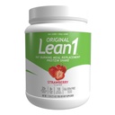 Lean1 Måltidserstatning Protein Shake, Strawberry Flavor, 15 Servering Tub