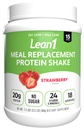 Lean1 Måltidserstatning Protein Shake, Strawberry Flavor, 15 Servering Tub