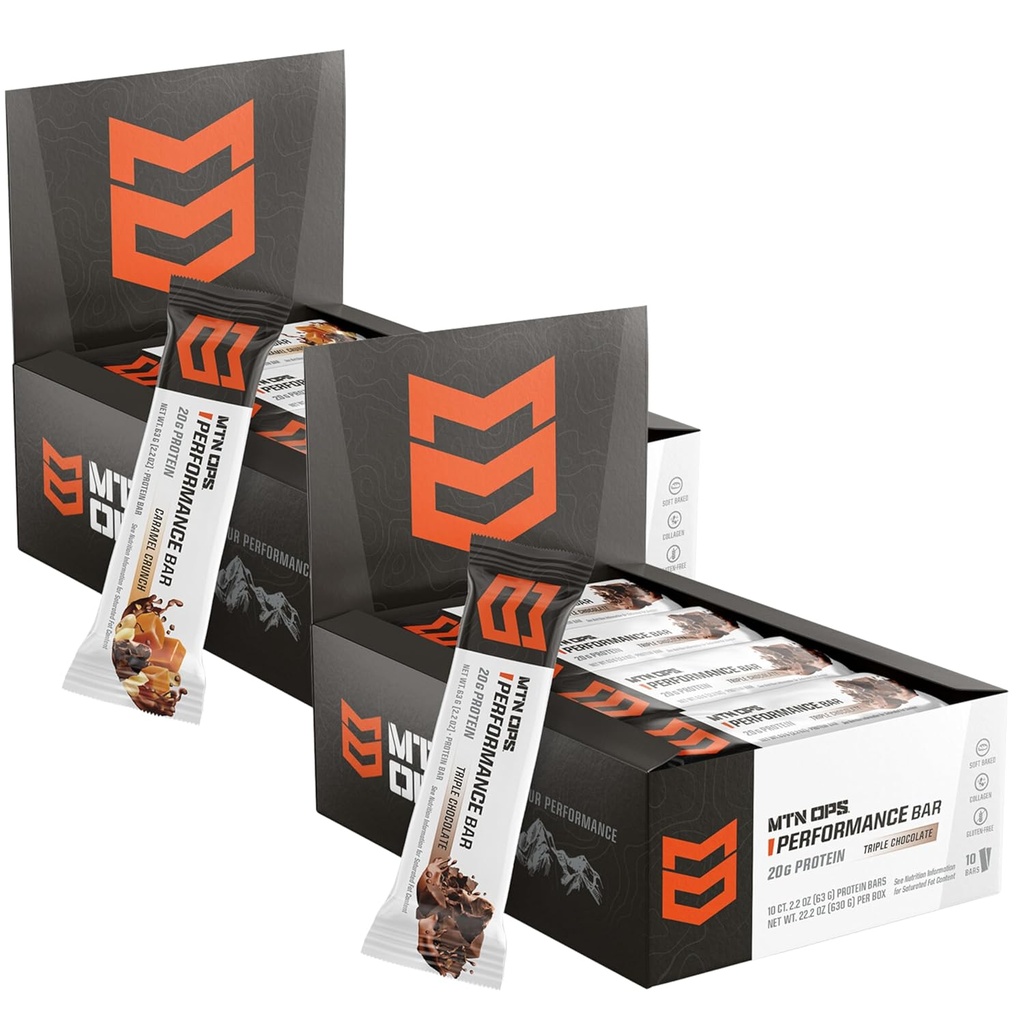 Performance Barer Caramel Crunch + Triple Chocolate Mudslide Bundle