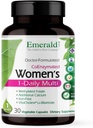 NØDVENDIG ETIKETTER Kvinders 1- Daglige Multi - Multivitamin til kvinder - Inkluderer calcium, zink, vitamin B & mere - Knogle- og immunsupporttillæg * - Glutenfri - 30 grøntsagskapsler