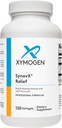 XYMOGEN SynovX Relief - Joint Support Supplement med Boswellia Serrata Extract + gurkemeje - Muskel og fælles Relief Kosttilskud - Vegan, Gluten Free og ikke-GMO (120 Softgels)