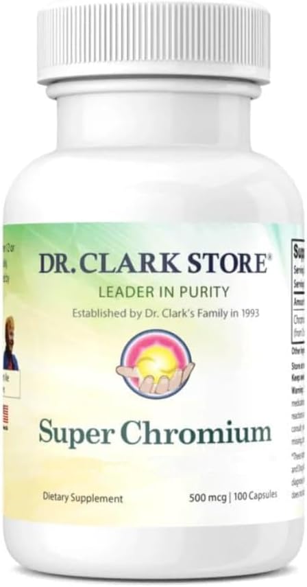 Dr. Clark Store Super Chrom, 500 mikrogram 100 kapsler
