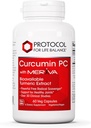 PROTOKOL FOR LIFE BALANCE Curcumin PC - med Phosphatidylcholin til absorption - fælles mobilitets-, fleksibilitets- og immunstøtte - gurkemeje - ikke-GMO & halal - 60 Veg kapsler