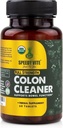 SpeedyVite ® Organic Colon Cleaner Fuld Styrke - (60 Veg tabletter) med Organic Cascara Sagrada bark, Oregon Grape Root, Tyrkiet Rabarber, Ginger & Fennel. Naturligt supplement - Understøtter tarm funktion *