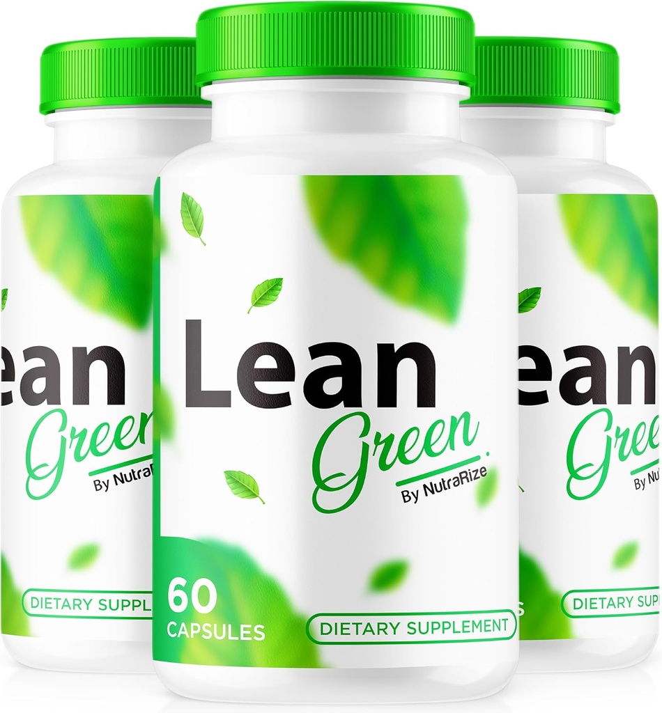 (3 Pack) Lean grønne kapsler - naturligvis understøtter aktiv livsstil og fitness, Premium Keto piller til at holde energi & sundhed, Lean Green Formel, LeanGreen officielle anmeldelse (180 kapsler)