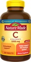 Nature Made Extra Strength C 1000 mg, Kosttilskud til immunforsvar, 300 tabletter, 300 dages forsyning