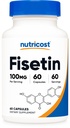 Nutricost Fisketinkapsler 100mg, 60 kapsler - Natural Polyphenol Antioxidant - Non-GMO, Gluten Free, og Vegan Friendly Supplement