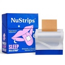 NuStrips ™ Fast- Opløsning Sleep Strips med 5mg Melatonin, Valerian Root, L- Theanine & Vitamin B6 - Naturlig Sleep Aid, Vegan, Non- GMO, Gluten Free - Fall Asseep Fast, Wake Up Refreshed (30 Strips)