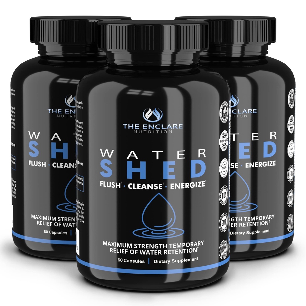 ENCLARE NUTRITION Note 124; Vandpiller Diuretic for vand retention, Detox, Lever, Nyre, Vægt, Hævelse / Bloating Relief. Grøn te, Tranebær, Æblecider, Mælkebøtte, B6-vitamin, Chlorid (3)