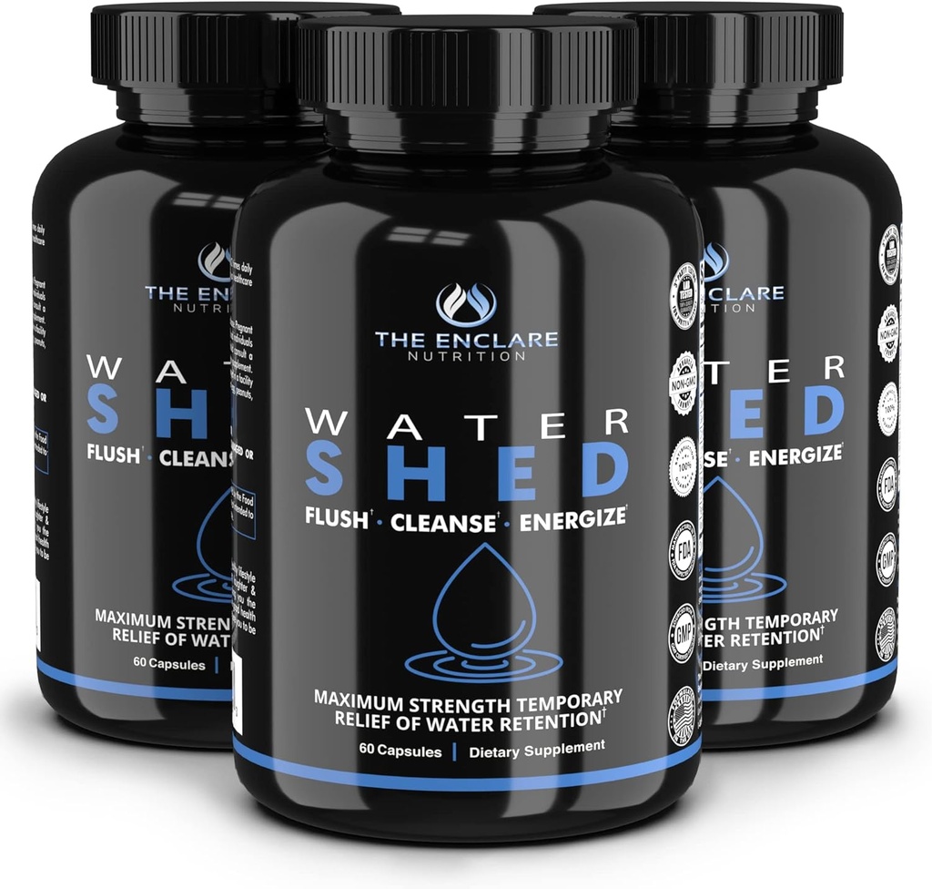 ENCLARE NUTRITION Note 124; Vandpiller Diuretic for vand retention, Detox, Lever, Nyre, Vægt, Hævelse / Bloating Relief. Grøn te, Tranebær, Æblecider, Mælkebøtte, B6-vitamin, Chlorid (3)