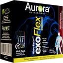Aurora Nutrascience Micro- Pack Liposomal exoFlex + med C-vitamin, understøtter fælles fleksibilitet & funktion, BiovaFlex Eggshell Membrane, Curcumin & Boswellia, Strwaberry Flavor, 30 Single-Serve pakker