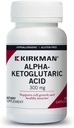 Kirkman - Alpha- Ketoglutarsyre 300 mg - 100 kapsler - Understøtter Metabolisme - Hjælper vedligeholde stærke knogler - Hypoallergen