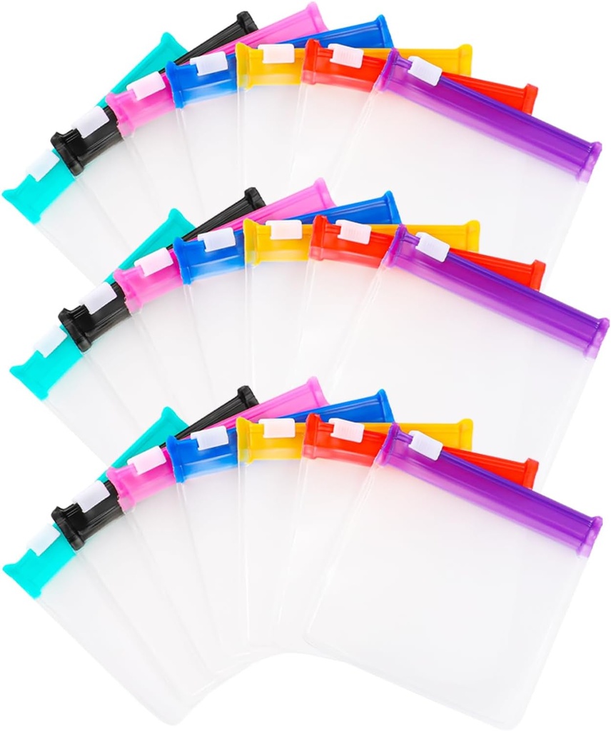 21PCS Pill Pouches, Pill Organizer Rejser, Clear Pill Baggies, Plastic Pill Tasker med Slide Lock til medicin små genstande Opbevaring (Classic)