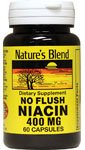 Nature 's Blend Niacin No Flush 400 mg 60 Kapsler