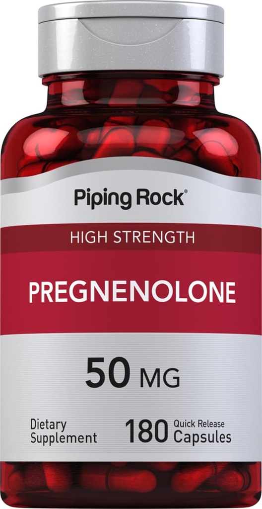 Piping Rock Graphenolon 50 mg 10 mg 12 4; 180 Kapsler 124; Hormone Support Supplement 124; Non- GMO, Gluten Free