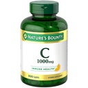 Naturens Bounty C 1000mg, understøtter immunforsvar og antioxidant sundhed, C-vitamin tillæg, 1 per dag, 300 vegetariske kapsler