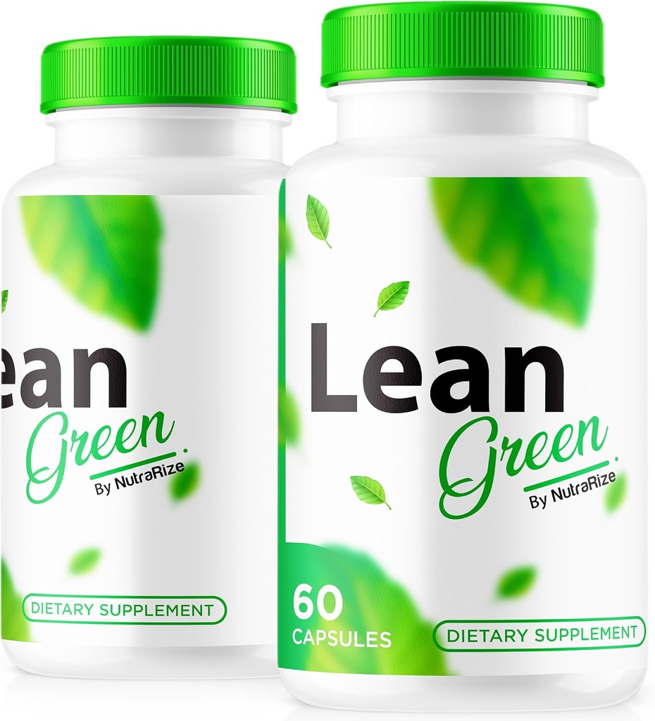 (2 Pack) Lean Green vægttab piller - naturligvis understøtter aktiv livsstil og fitness, Premium Keto piller for vedvarende energi & sundhed, Lean Green Formel, LeanGreen officielle anmeldelse (120 kapsler)