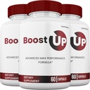 Boost op kapsler, Boost op piller, alle naturlige supplement, Boostup maksimal styrke Pastillas 60 kapsler per flaske (3 pakke)