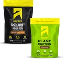 Adut Whey + Plant Protein Powder - Chokolade Peanut Butter 2 LB & Chokolade 18 Servering