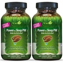 Irwin Naturals Power to Sleep PM – Natural Sleep Aid with Melatonin, Ashwagandha, Valerian, GABA & L-Theanine – Promotes Relaxation & Restful Sleep Sleep Cycle – 120 Liquid Soft-Gels (2 Pack)