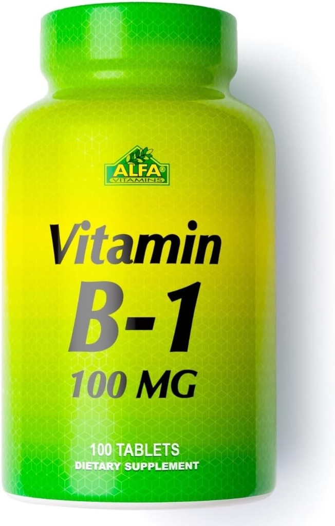 ALFA VITAMINS B1- 100 Mg 100 tabletter. Thiamin