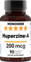 MONOHERB Huperzine- - 200mcg - 90 Veg kapsler