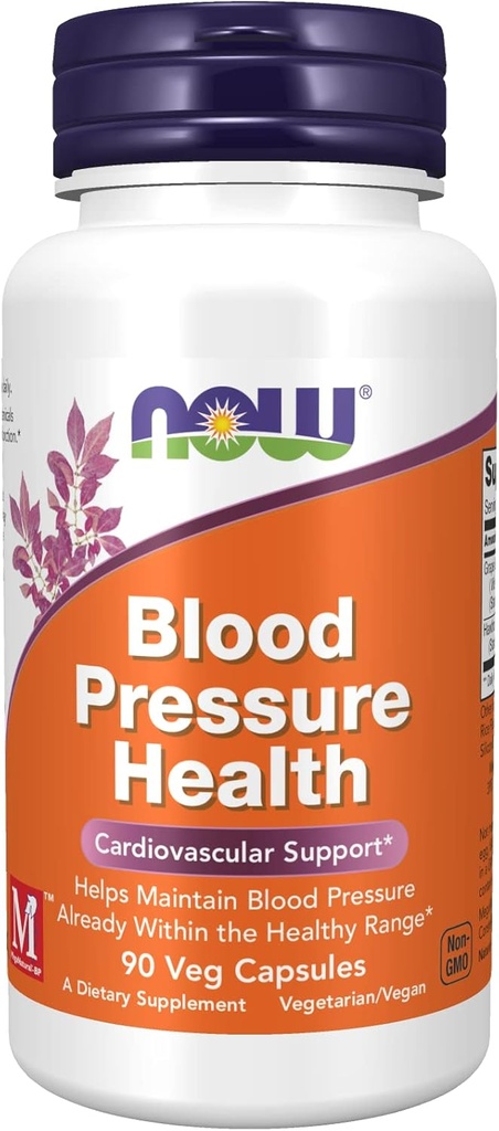 Nu Foods Blood Pressure Health 90 Vcaps, 2 Pack